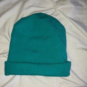 Turquoise beanie